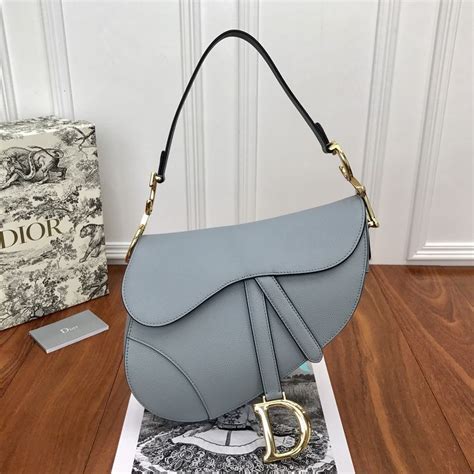 dior saddle bag blue leather|dior saddle bag on model.